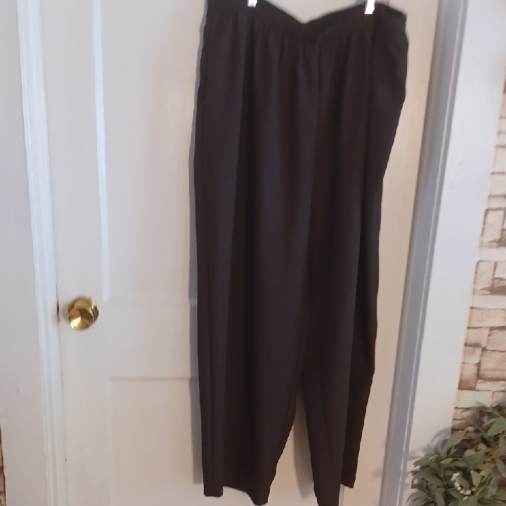 R & M Richards Olive Green Pantsuit Size 22WP 3 Pc. Set - Picture 4 of 6